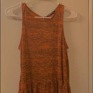 Orange and Black Tank Top